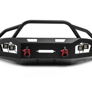 Supreme Suspensions HD Front Winch Utility Bumper with Bull Bar (09-14 F-150). Designed with utility in mind, this Supreme Suspensions HD Front Utility Bumper