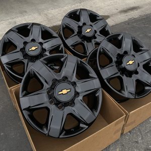 Chevrolet Silverado 2500 3500 HD Gloss Black Wheels Rims