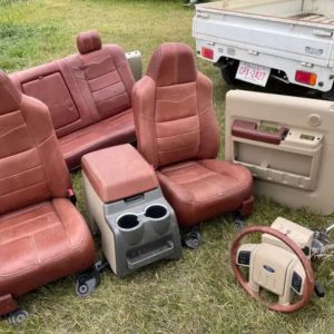 F350 king ranch seats and full leather interior